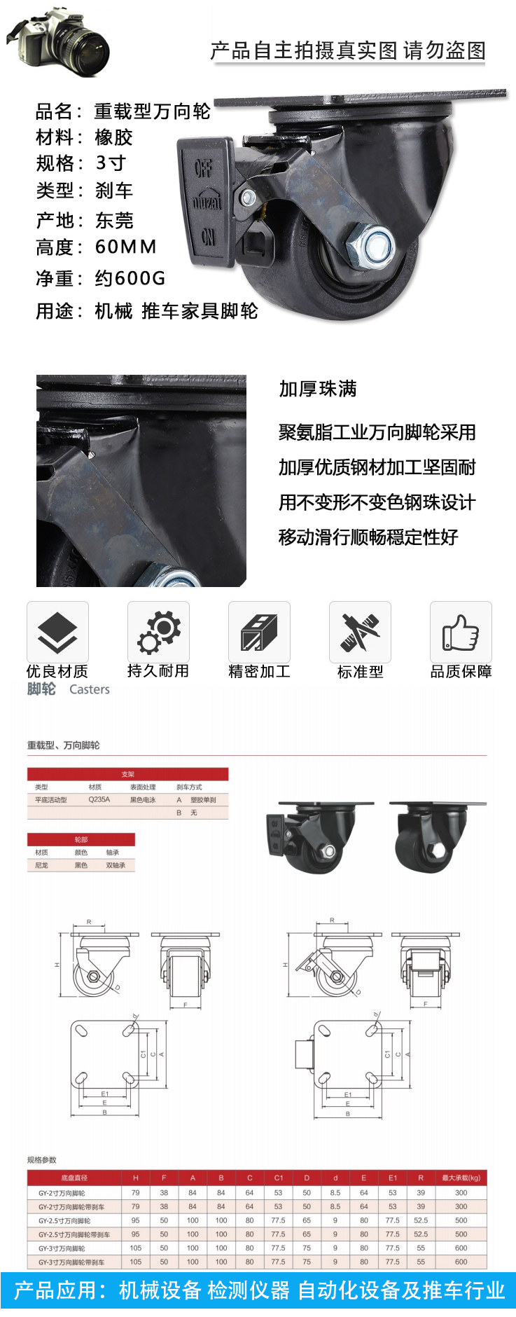 重載型萬向腳輪(圖1)