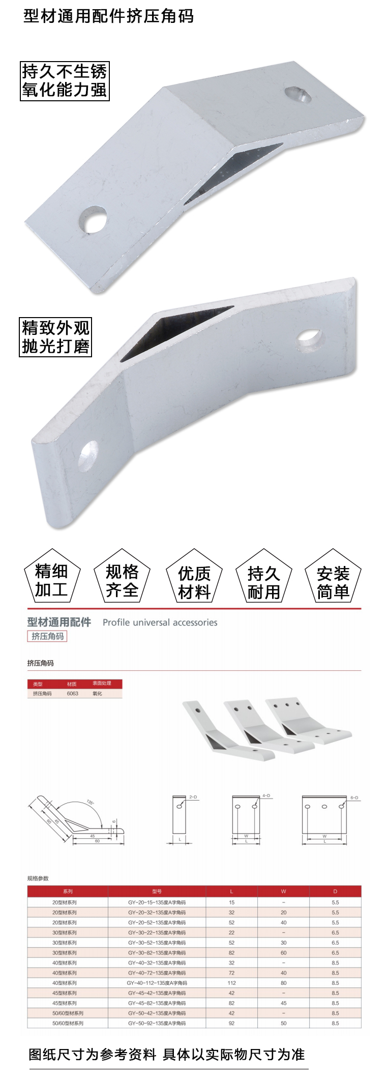 擠壓角碼135度(圖1)