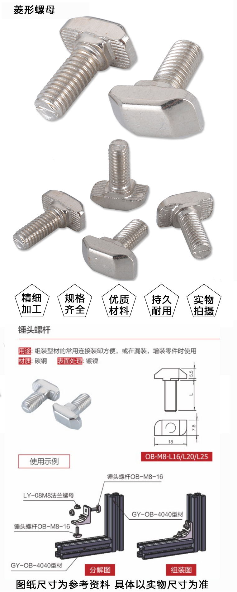 錘頭螺桿（歐標(biāo)）(圖1)